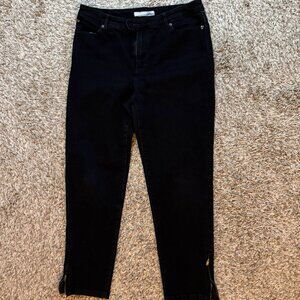 Chicos Platinum Juniors' Size 1 Black Jeans